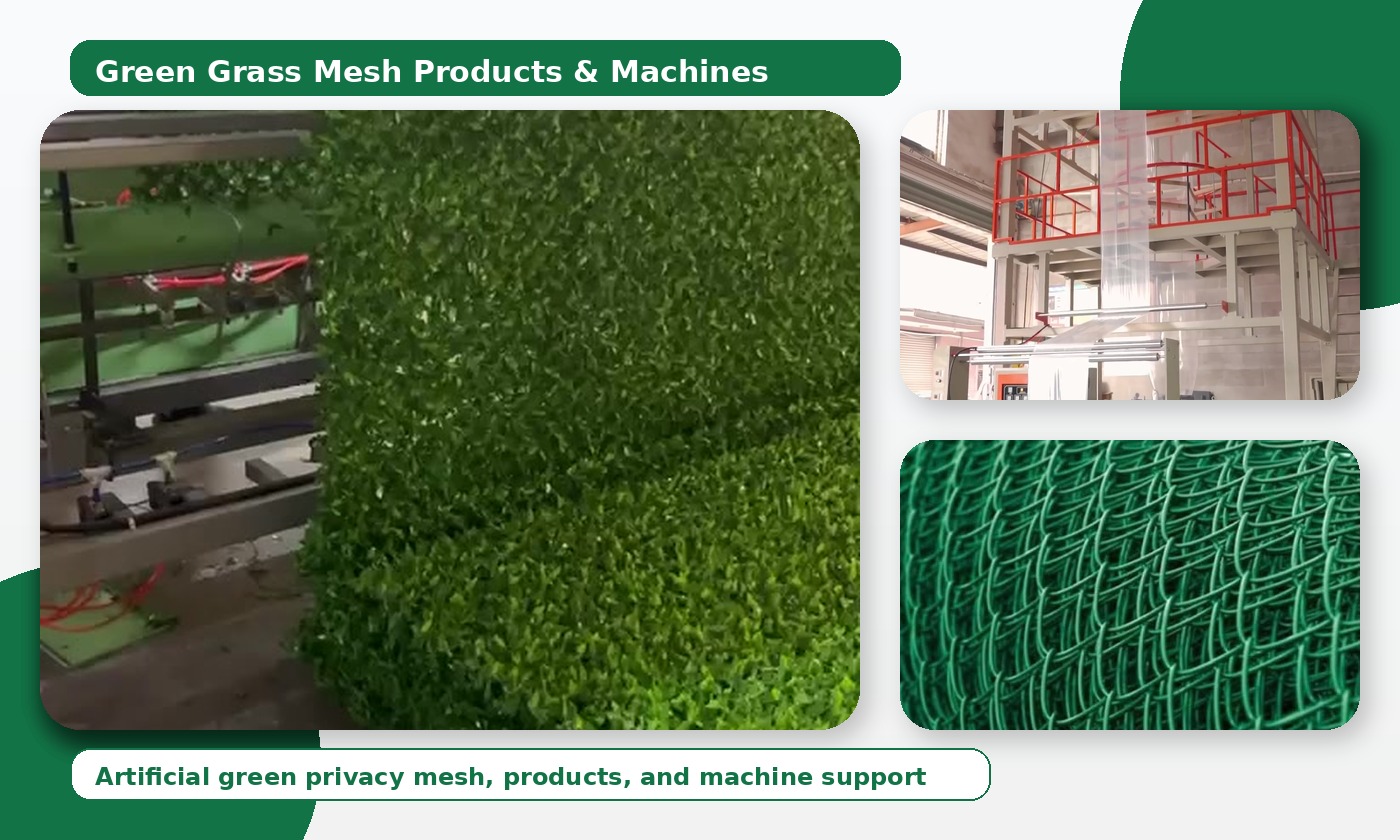 Green Grass Mesh Products & Machines